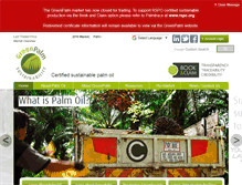 Tablet Screenshot of greenpalm.org